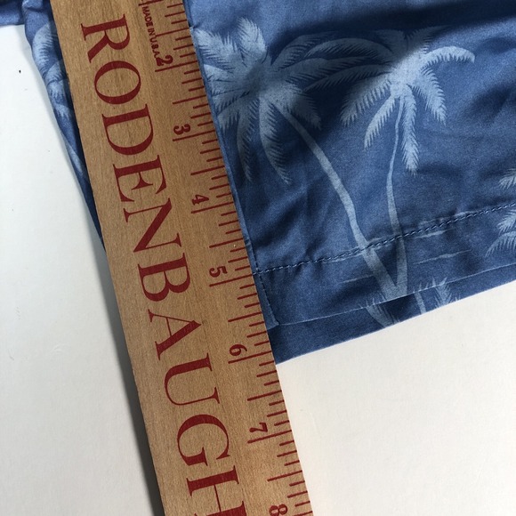 Tommy Bahama Men's Blue Ombre Lined Naples Palm Tree Swim Shorts - Size M - Picture 14 of 15